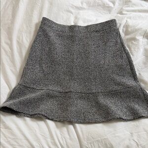 LOFT Charcoal A-Line Skirt